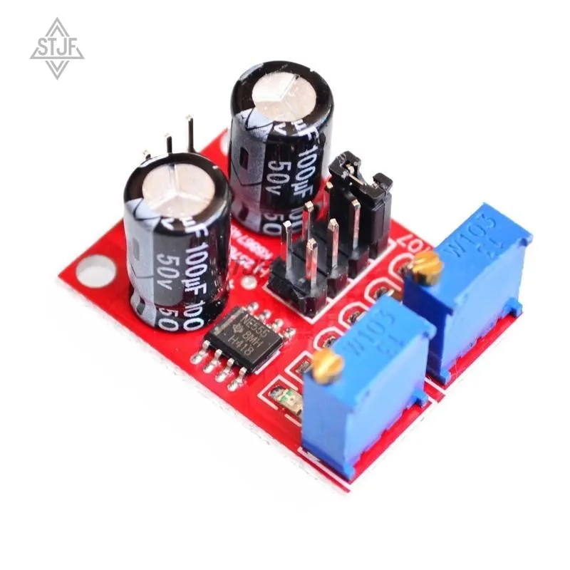 NE555 pulse frequency, duty cycle adjustable module,square/rectangular wave signal generator,stepping motor driver