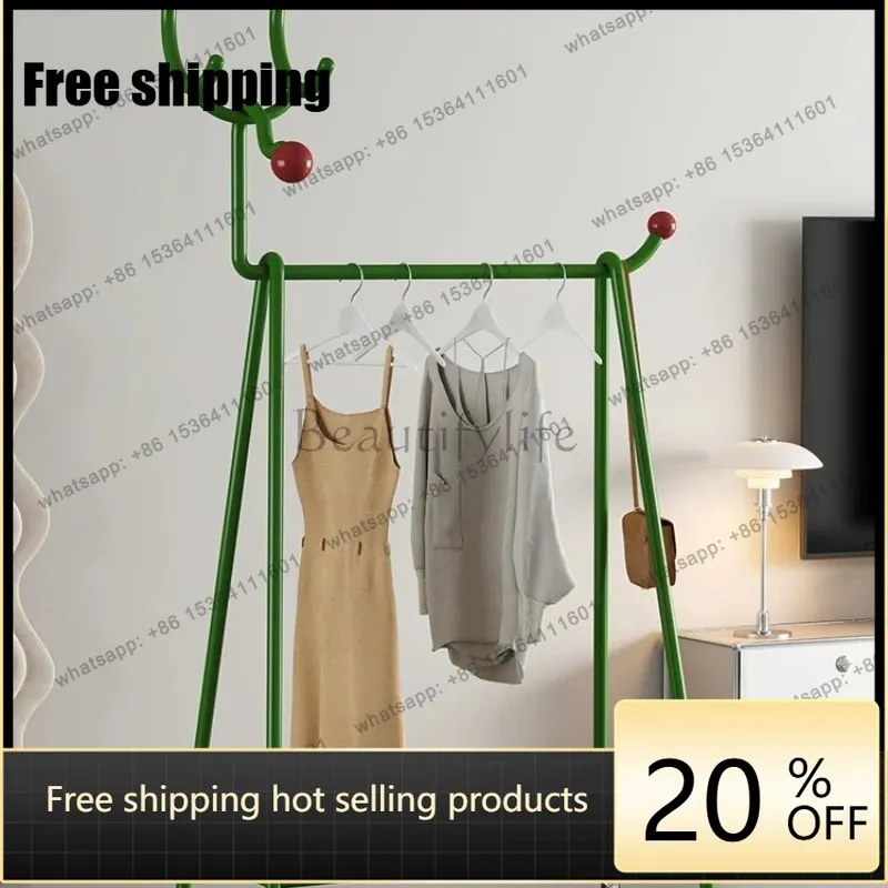 LJY Vertical Drying Clothes Rack Commercial Sturdy Italian Designer Clothing Racks Luxury Modern Percheros De Pared Home Furnitu