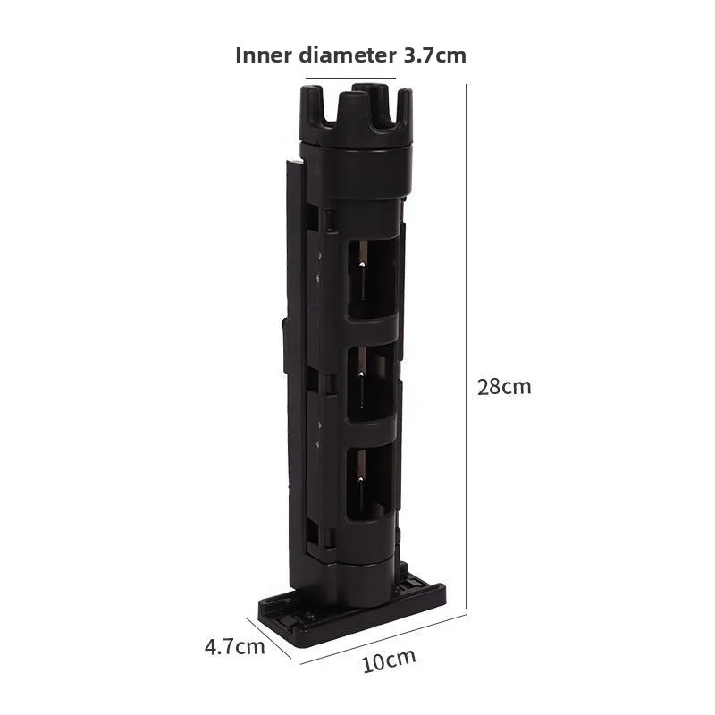 QAJTAO Multifunctional Portable Fishing Box Rod Stand Fishing Box Rod Barrel Holder Fishing Box Pole Accessories