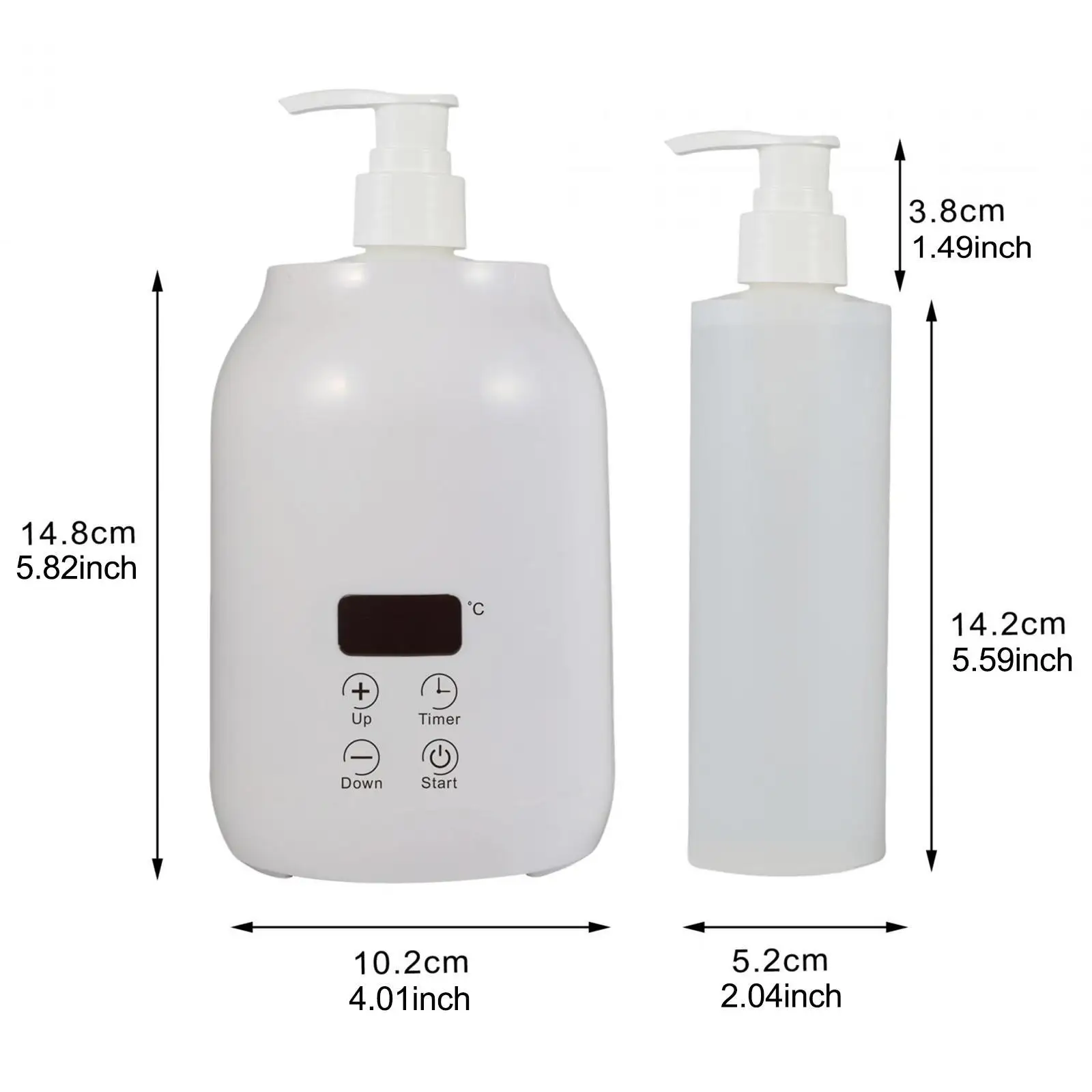 Single Bottle Massage Oil Heater Small Multifunction Massage Oil Lotion Cream Heater Heated Massage Oil Warmer EU Standard Plug