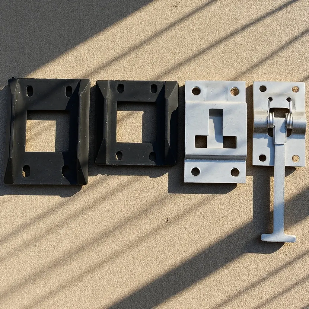 

Металлический Т-образный дверной фиксатор из углеродистой стали с цинковым покрытием, сверхпрочный, для дверей автодомов, прицепов и кемперов