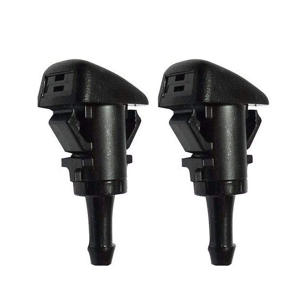 2pcs Windscreen Washer Sprays 986303J000, 98630-1G100 98630-YY000, 98630 2K100 for Hyundai Kia Jeep Compass Chrysler Dodge Ram