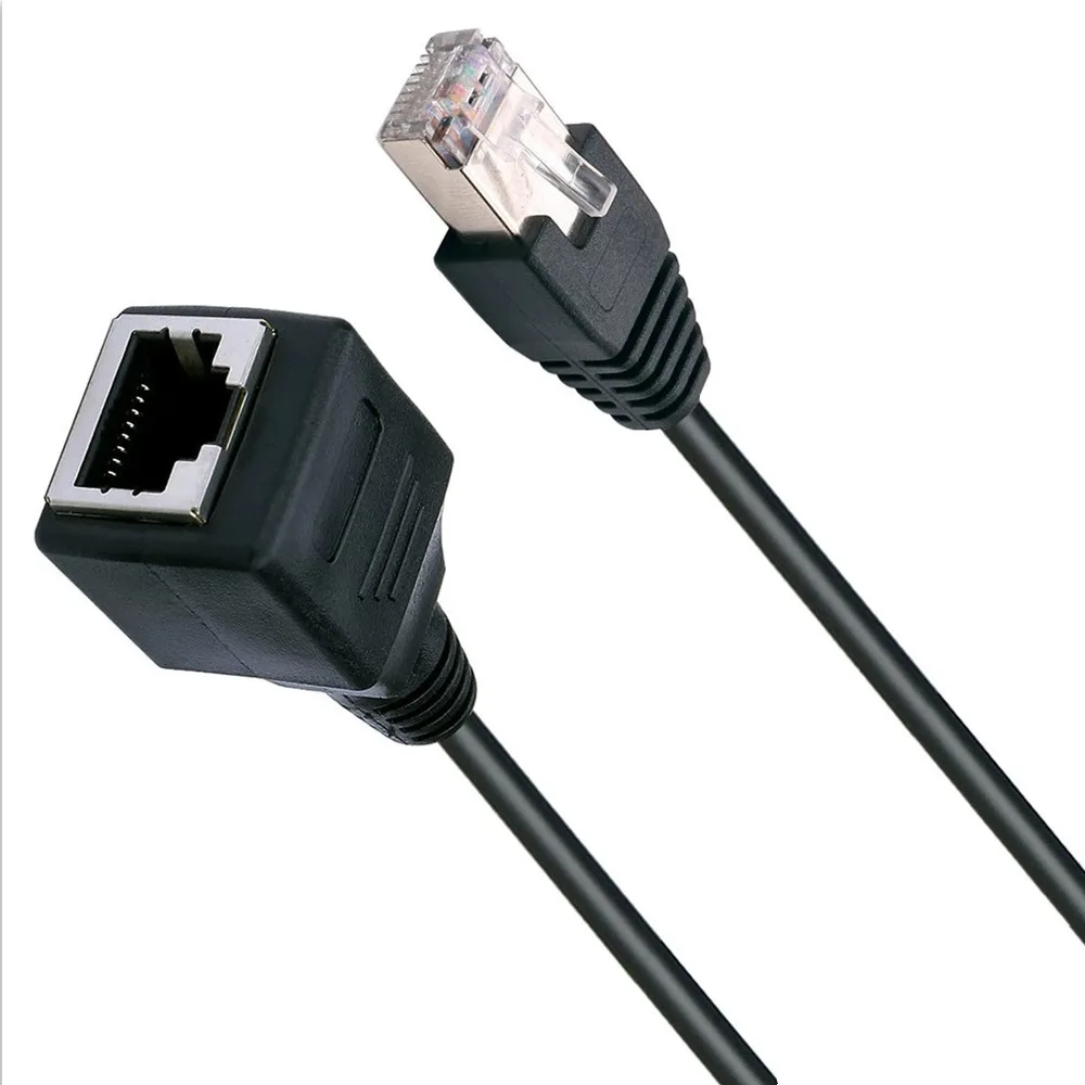 RJ45 male to female network cable extension connector Pure copper core network connector Broadband network cable extender