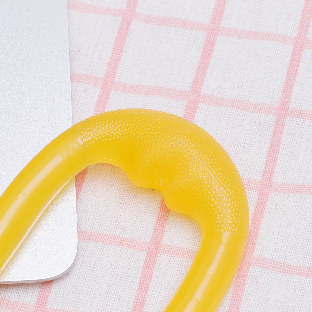 

Yoga Resistance Band Yellow Silicone Portable Non-Toxic Durable Fitness Pull Rope For Home Gym Workout Muscle Building