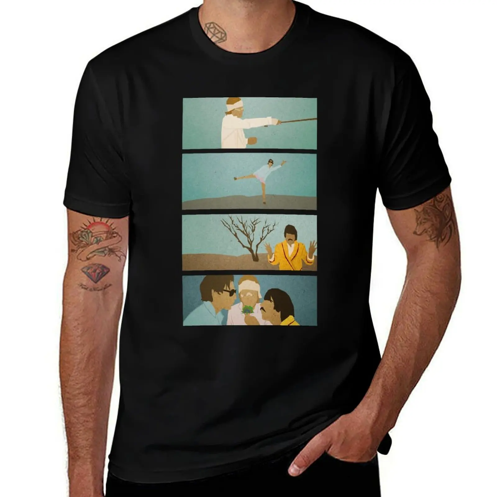 Feather Peacock Ritual T-Shirt Sun Block Outdoor T-Shirt