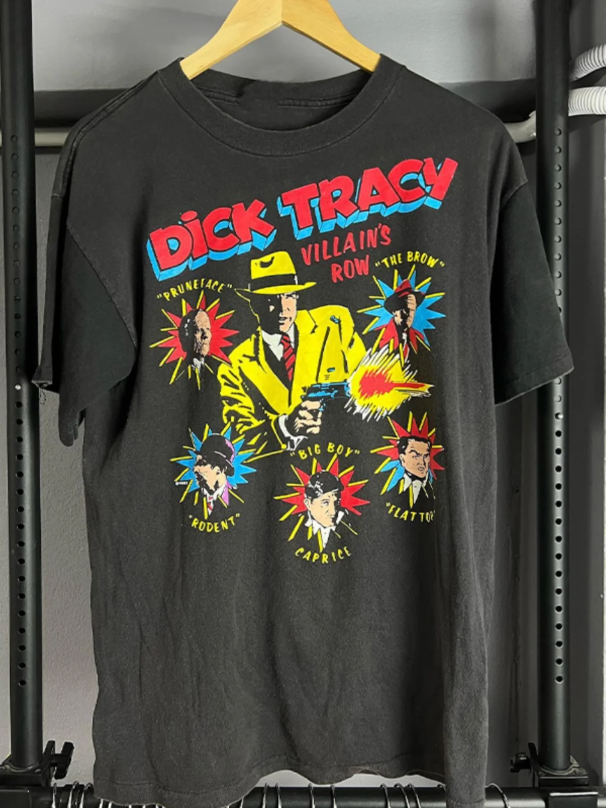 Dick Tracy Oversize Street Lazy Style Short Sleeve Unisex Pure Cotton T-Shirt Youth Fashion Printed Loose Fit Summer Top