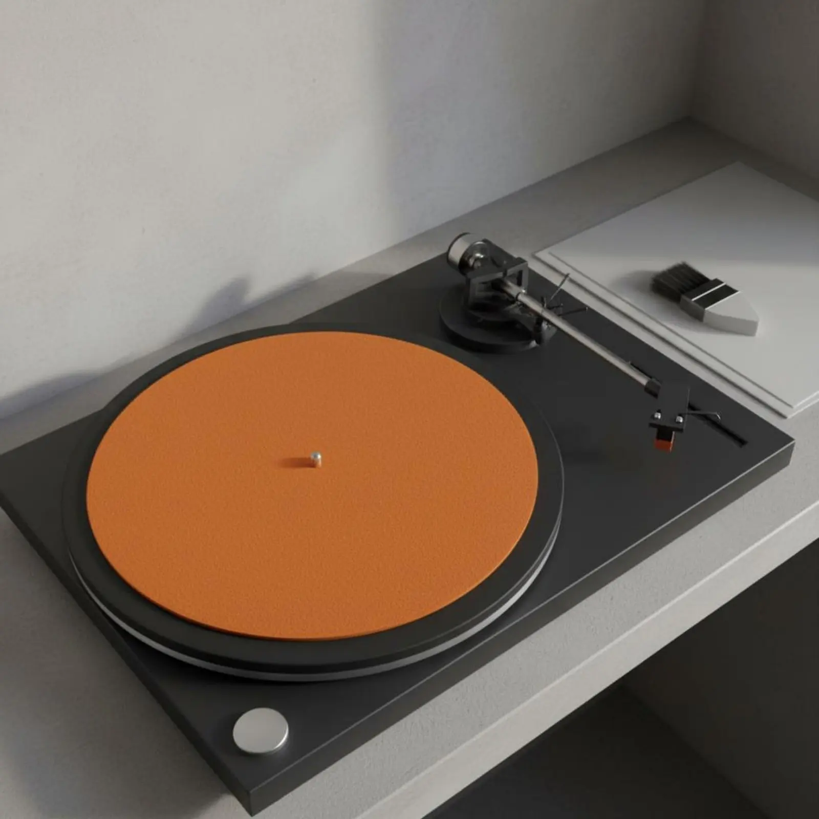 LP Vinyl Player Mat Universal Fit Felt Turntable Slipmat Vinyl Vinyl Player Pad Easy Installation Slipmat Slip Resistant
