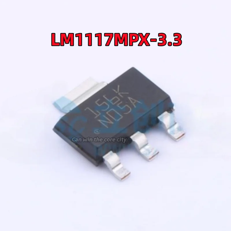 100 PCS / LOT New LM1117 LM1117MPX-3.3 SOT-223 Silk Seal N05A Linear Regulator LDO chip