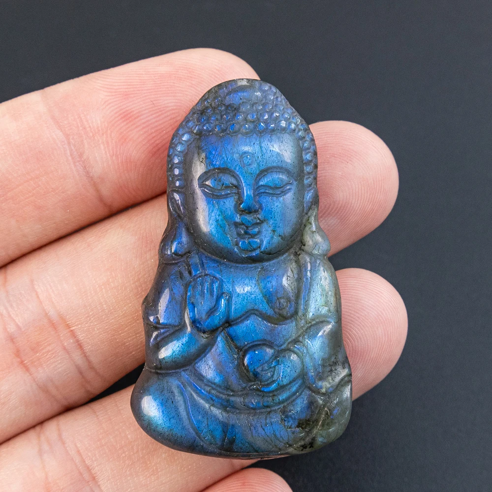 

Genuine Labradorite Stone Pendant Unfinished AAA Grade Ready for Wire Wrapping DIY Spiritual Jewelry Supply 47X29X9MM