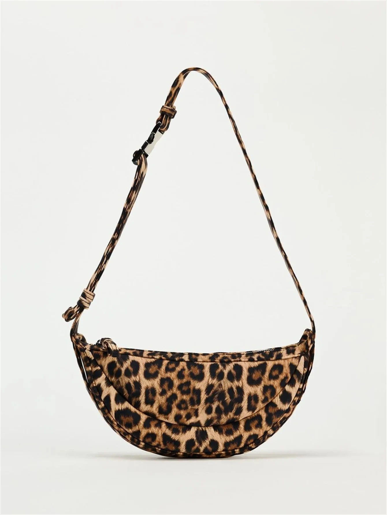 

2024 summer new women's bag fashion popular animal leopard print single shoulder casual crossbody bag carrying