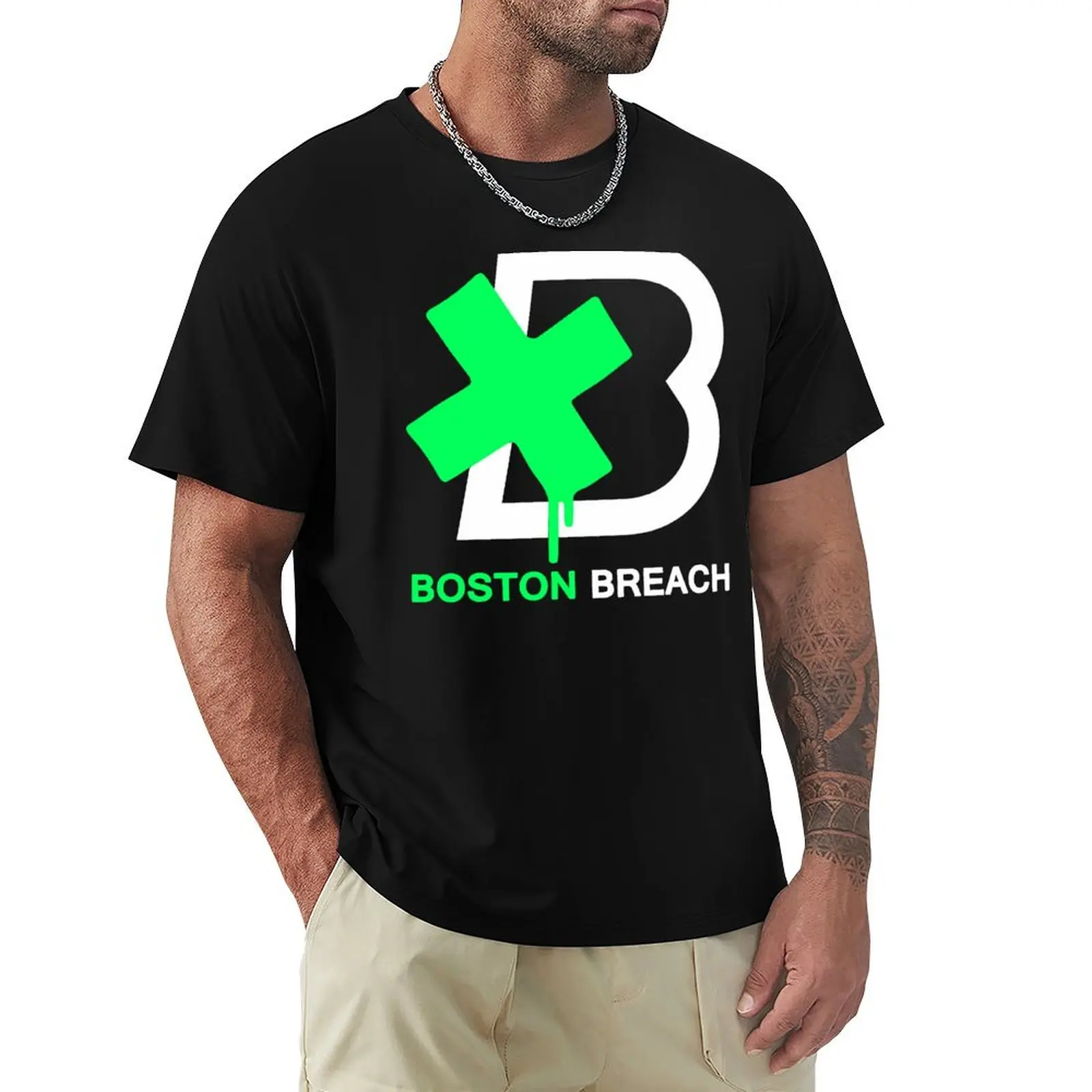 Boston Breach Merch Logo T-Shirt Big and Tall Short Sleeve Tee