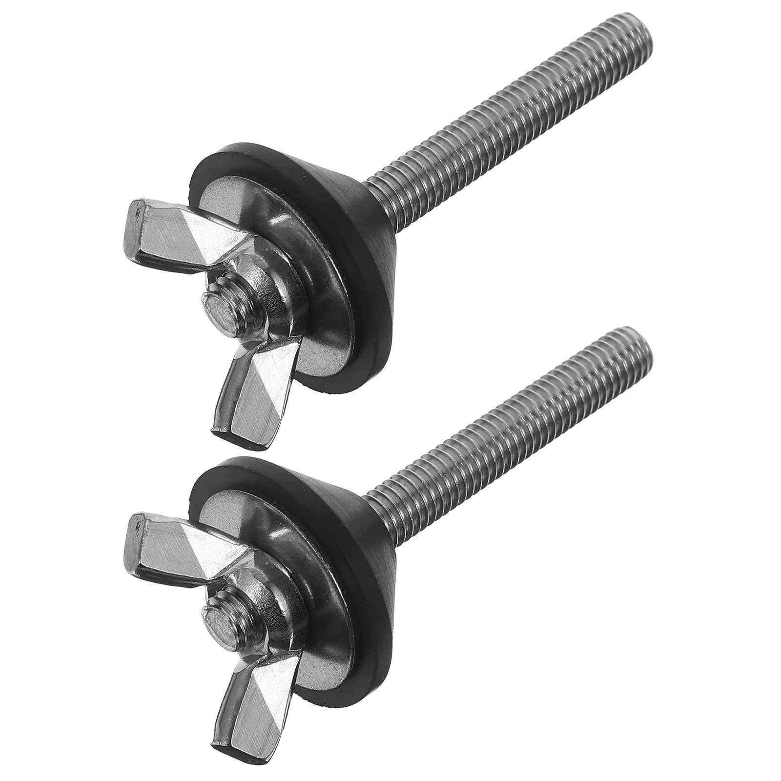

2Pcs Toilet Seat Bolts Replacement Kit Heavy Duty Stainless Steel Rustproof Leak Proof Easy Install Universal Fit for Standard