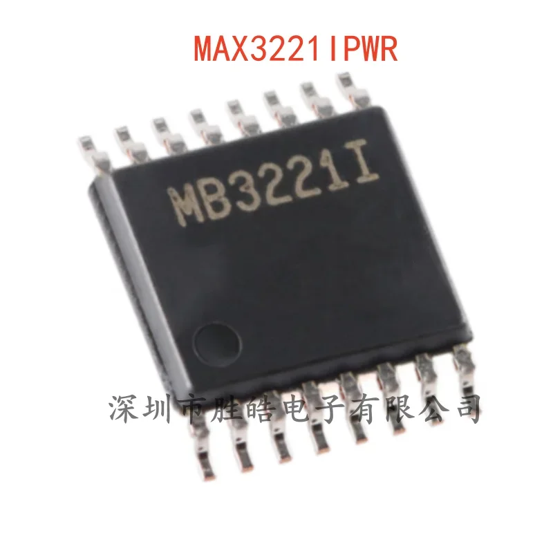 (10PCS)  NEW  MAX3221IPWR    MAX3221   RS-232 Line Driver / Receiver   Chip    TSSOP-16   MAX3221IPWR   Integrated Circuit