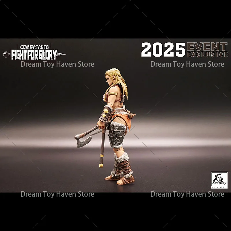XesRay WF25 In Stock1/12 Scale Female Soldier Gladiator Glory War Gold Hildr Hero 6Inch Action Figure Model Toys Collection