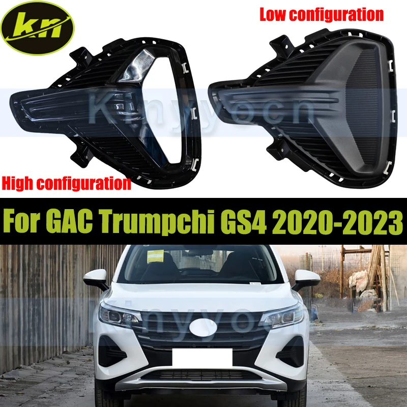 

Car Front Bumper Fog Lamp Cover For GAC Trumpchi GS4 2020 2021 2022 2023 Fog Lamp Frame Cover Replacement