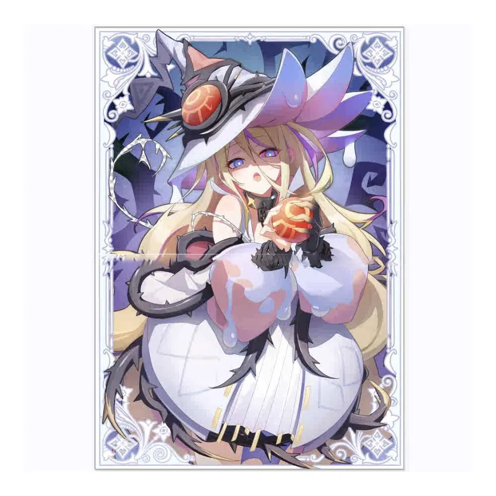 60ct Top Loading Trading Card Sleeves Deck Protector for YuGiOh/Japanese Art Anime Printing Card Sleeves Protectors