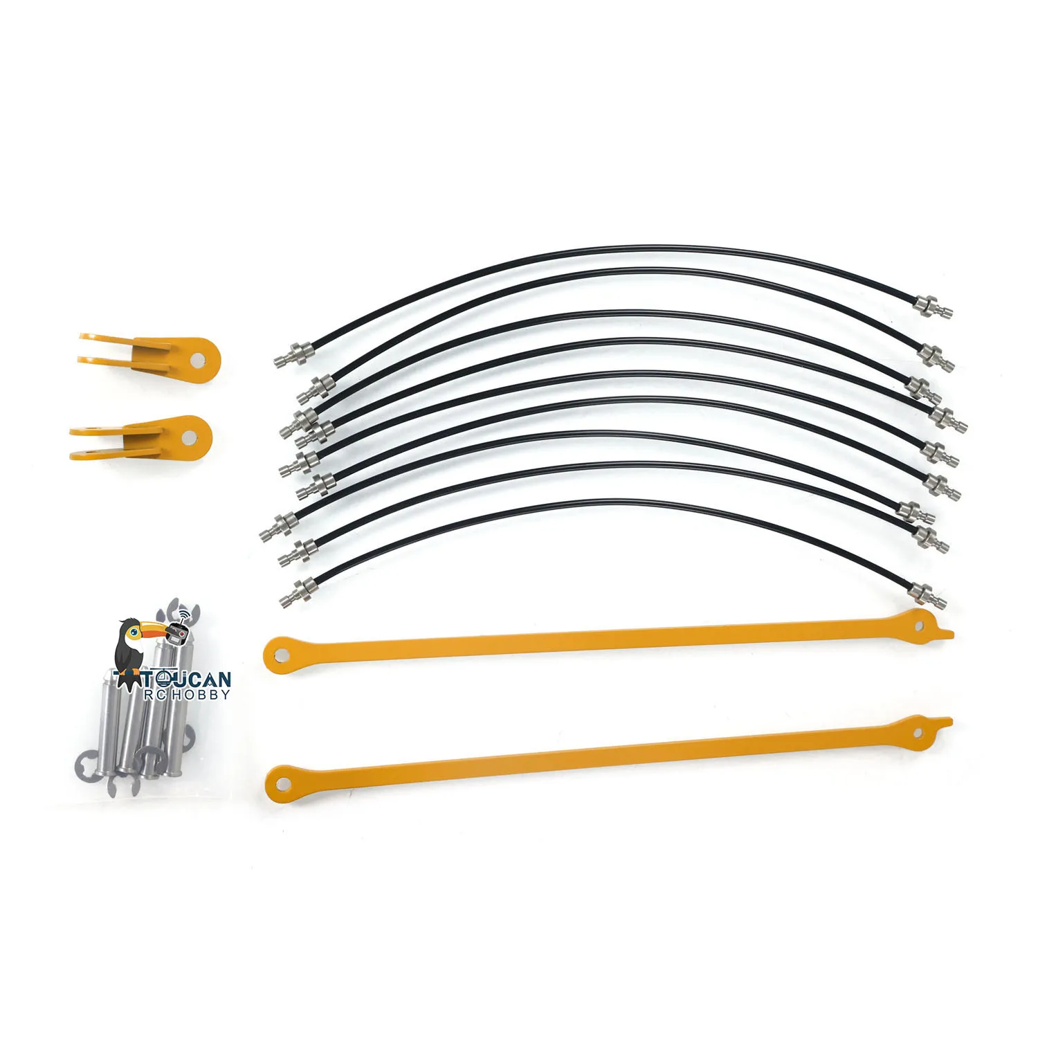 JMJ RC Assembled Superlift for 1/14 Remote Control Hydraulic Crane Truck Metal Y Wings Crane Model Upgraded Accessory TH24320