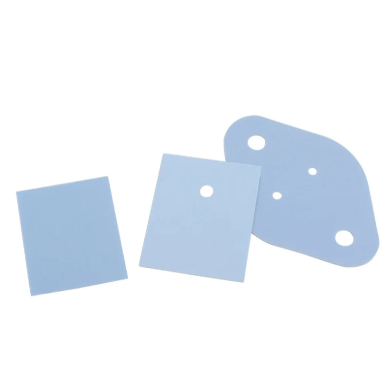 TO-3P/TO-3P1/TO-3P3/TO-220/TO-3 실리콘 열 패드 시트 트랜지스터 절연체 절연 가스켓