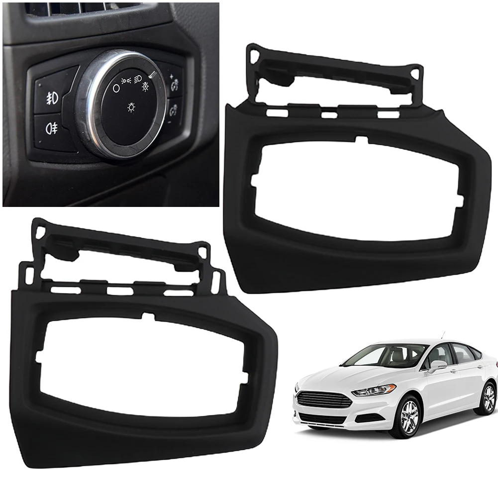 Car Headlight Switch Trim Frame Cover Interior Accessories Low&High Level Configuration for Ford Focus 2012-2018