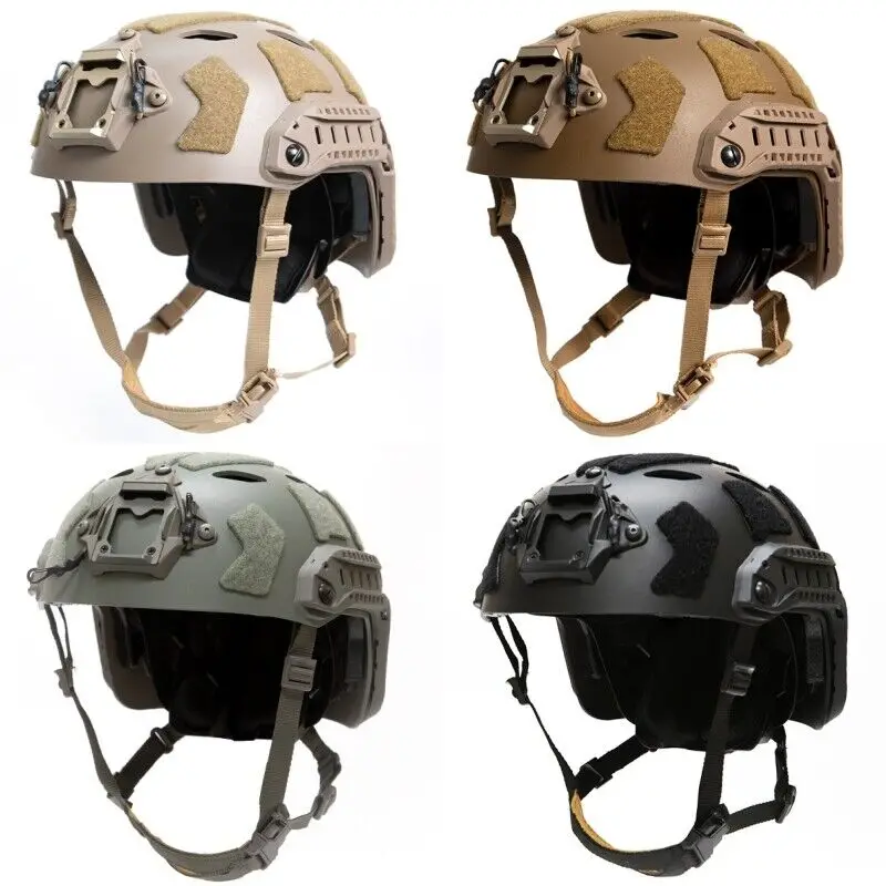 FMA Tactical Airsoft Fast SF Helmet Safe Protective w/hole Cycling Climbing TB1462A