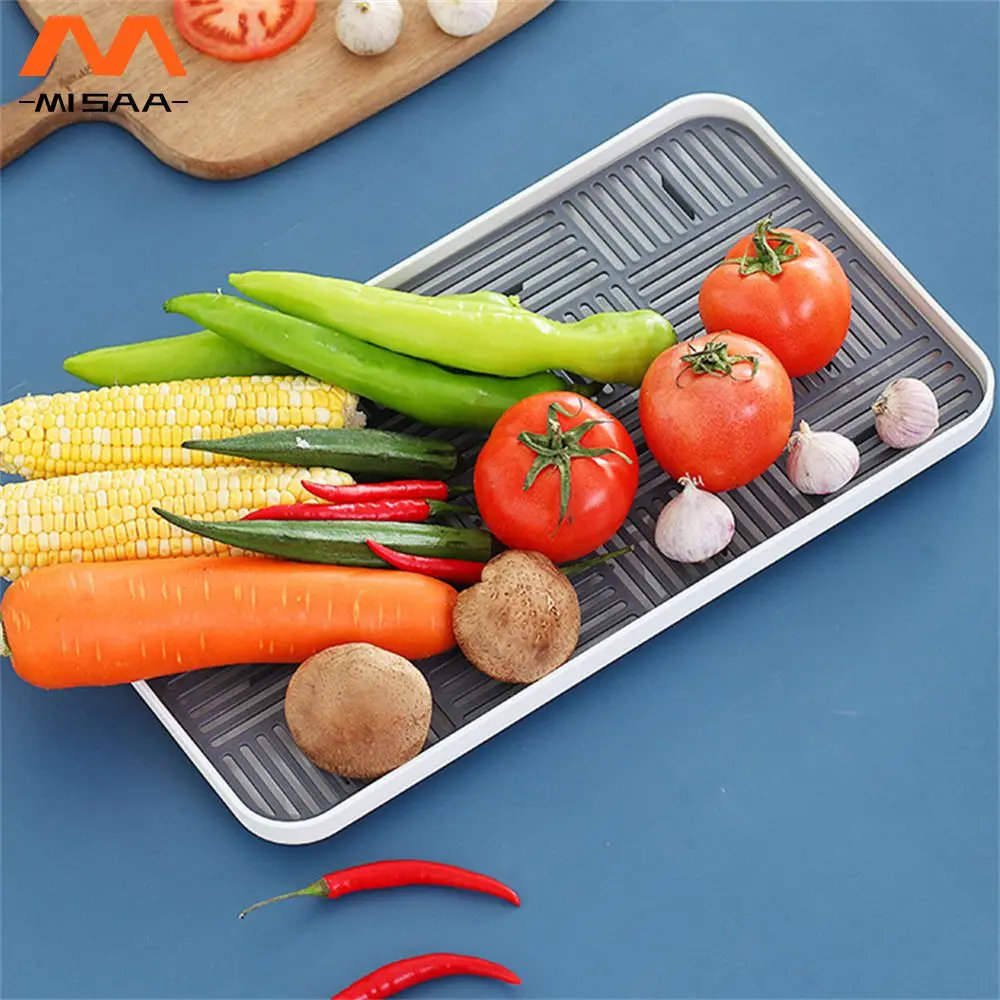 Tray Durable Non-slip Grey Trend Blue Best Seller Practical Home Accessories Storage Tray Double Layer Drain Tray Stylish Design