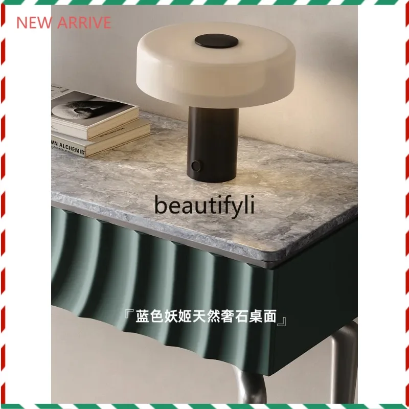 

D2520 Light luxury entrance cabinet, high-end entry living room, modern simple marble entrance rack