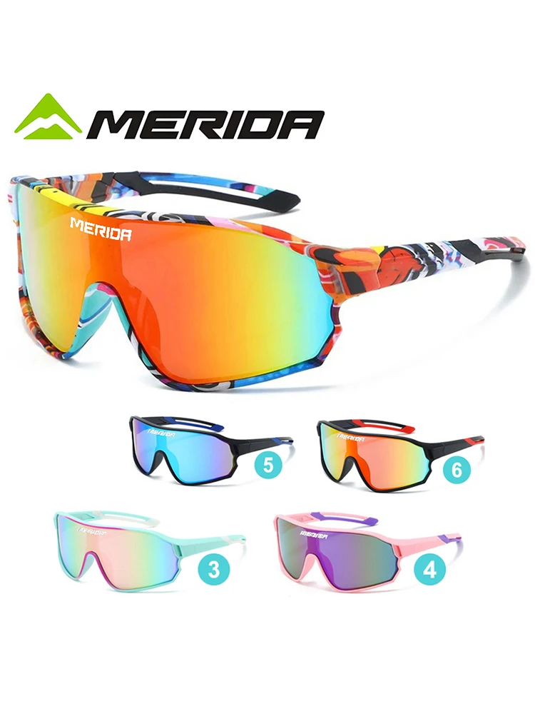 AliExpress MERIDA Merida sunglasses for men and women, outdoor lenses with MTB/Road Bike with box
