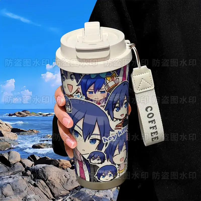520 مللي زجاجة مياه إبداعية لطيفة كوب ماء مشروع Sekai Kamishiro Rui أنيمي كوب ماء من القش سعة كبيرة فنجان قهوة