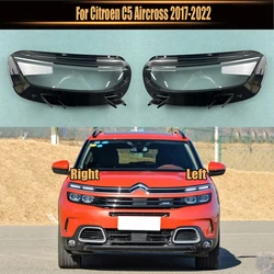 For Citroen C5 Aircross 2017-2022 Headlamp Cover Transparent Lamp Headlight Shell Lens Plexiglass Replace The Original Lampshade