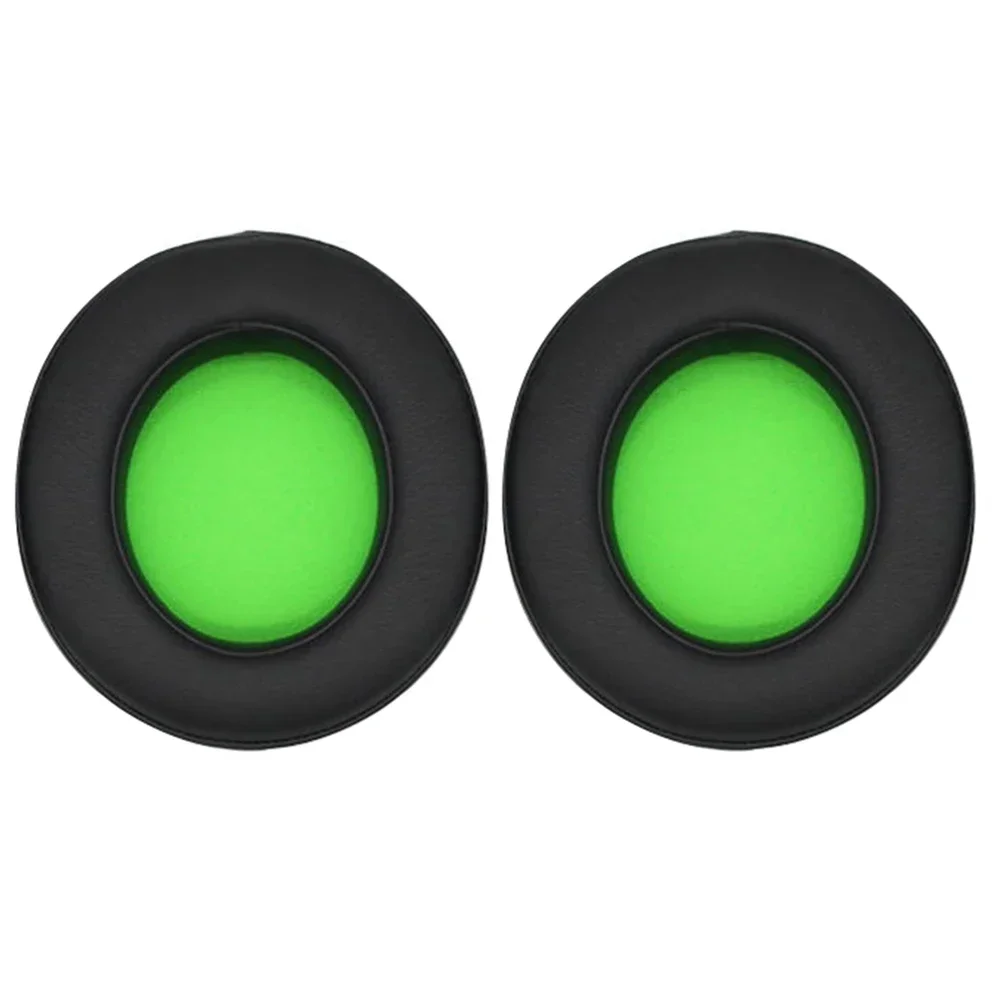 Noise Proof Ear Pads Replacement Ear Pads Electra Features Gaming Headphone Green High Elastic Sponge Left Ear