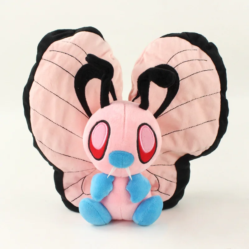 30cm Pokemon Anime Shiny Butterfree Butterfly Peluche Plush Soft Stuffed Toys Doll Birthday Gift for Kids Children