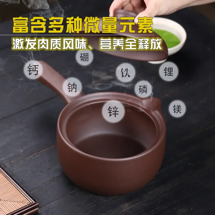 Baby milk clay pot for cooking casserole slow cooker pots for cooking Ceramic cookware pots and pans High temperature crock pot view 4