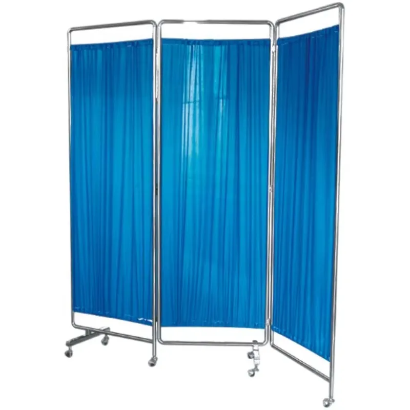 

Складная ширма-штора для больничной палаты 3-секционная, 1800*1850 мм