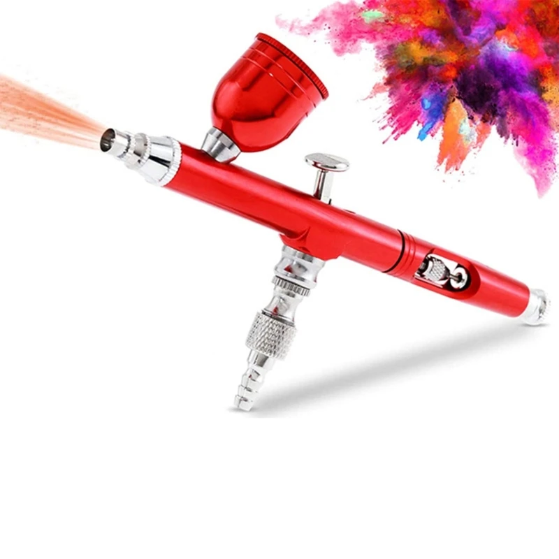 Imagem -05 - Airbrush de Ação Dupla Profissional para Projetos de Arte e Artesanato de Uso Geral Bolo Decorando a Ferramenta de Unhas da Arte da Composição M4yd