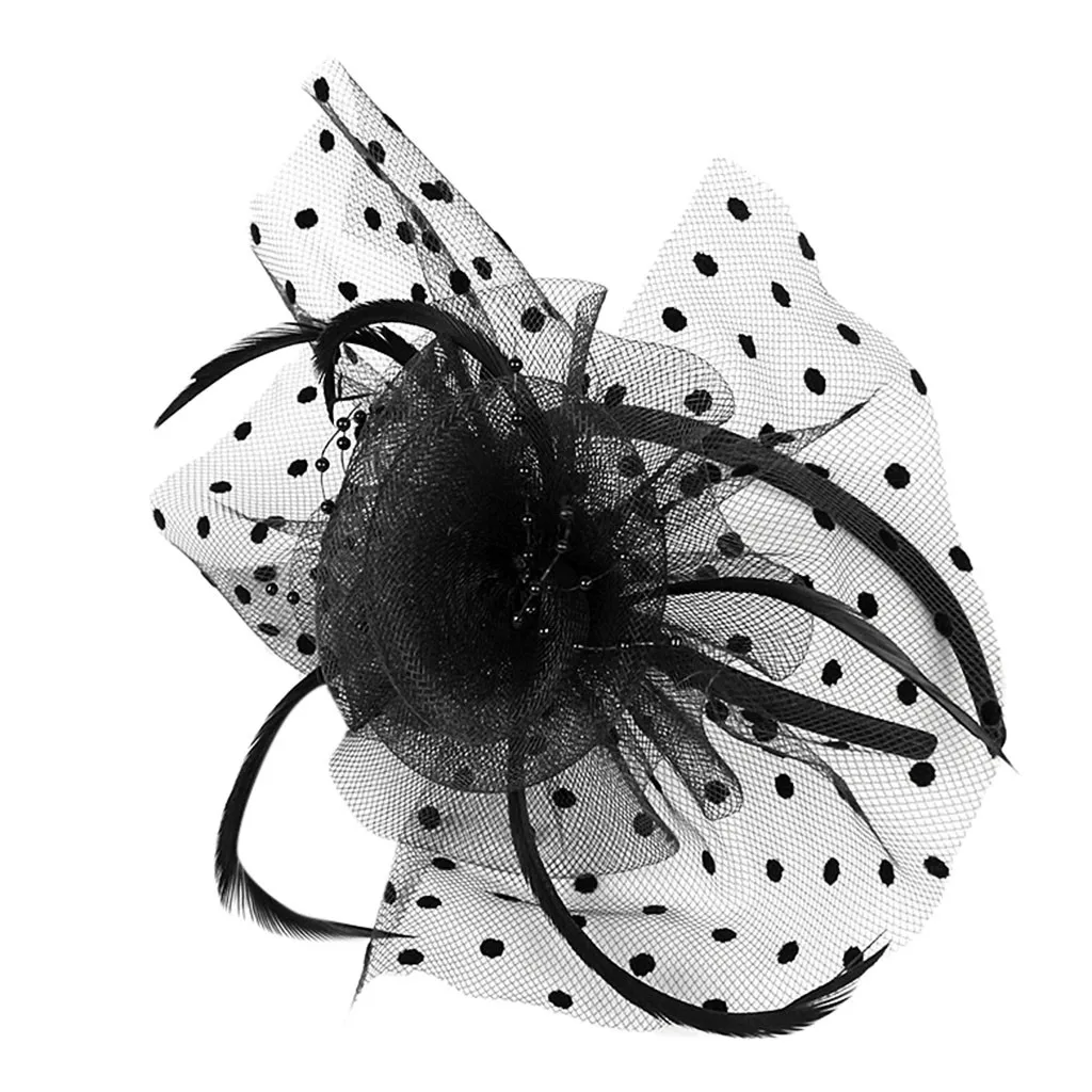 Flower Fascinators Cocktail for Hat Headwear Women Party Top Tea Headband fasce per il sudore fascia per la testa