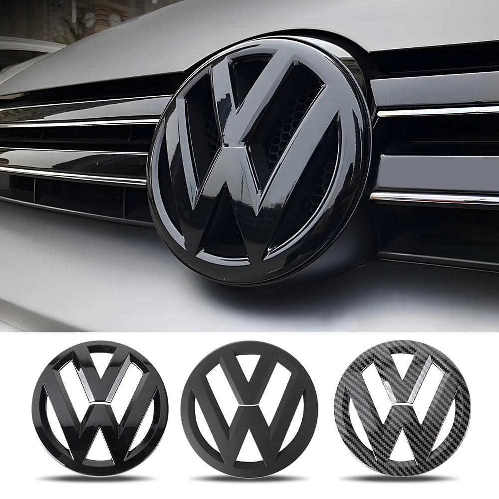 1PC Car Front Grill Badges Rear Trunk Emblem Lid Covers Logo Sticker For Volkswagen VW GOLF 4(MK4) GOLF 5 (MK5) GOLF 6 (MK6)