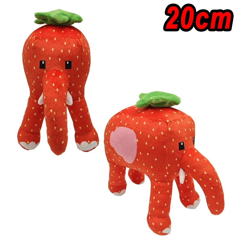 Nuevo Robar un Brainrot juguete de peluche Sammy Jandel fresa elefante muñeco de peluche periféricos de animé juguete Halloween regalo de Navidad