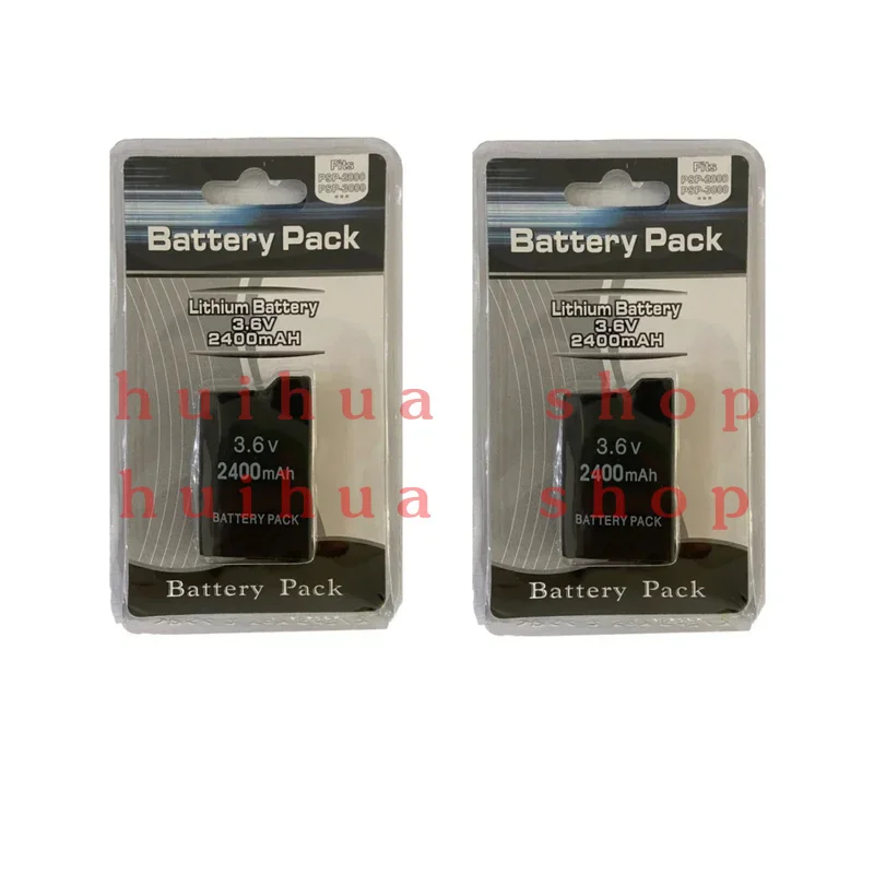 PSP Batteries 3.6V 2400mah Li-ion Rechargeable Battery for Portable Gamepad PSP Accessories Sony PSP2000 PSP3000 PlayStation