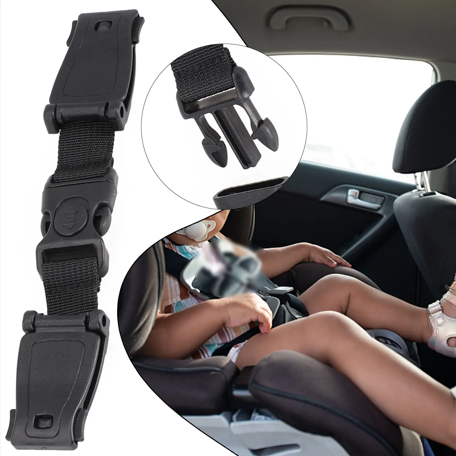 Reliable Chest Clip for Car Baby Safety Seats  Keep Your Baby Secure with Easy to Use Buckle  Premium Material for Durability