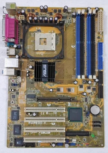 Для ASUS P4P800-X старая основная плата 865PE основная плата 478 контактов 4 слота PCI без перегородки