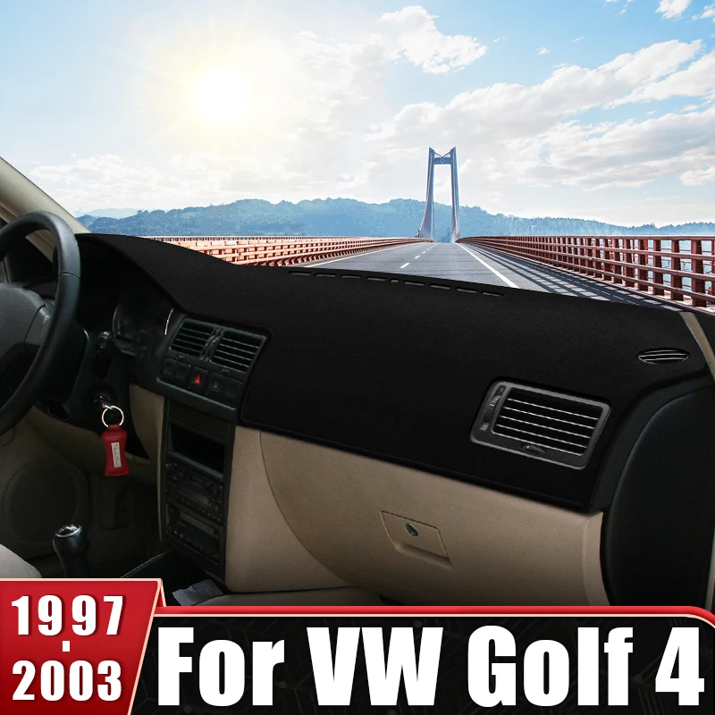 

For Volkswagen VW Golf 4 MK4 1997 1998 1999 2000 2001 2002 2003 Car Dashboard Cover Mat Sun Shade Pad Anti-UV Case Accessories
