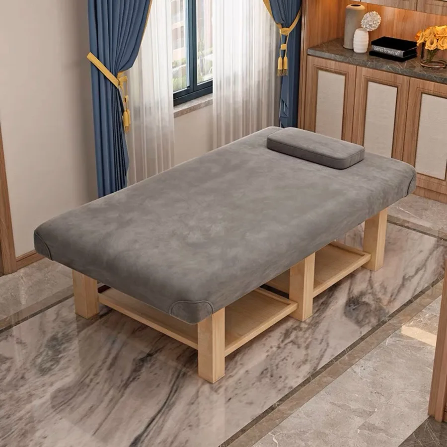 Leg Wood Massage Table Topper Memory Foam White Massage Table Matrass Professionnelle Neck Support King Size Cama De Masaje Beds