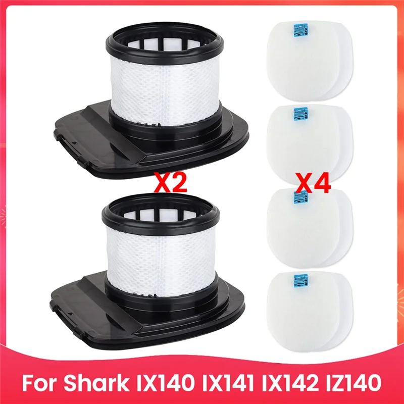

Покупки 6 шт. комплект фильтров для пылесоса Shark IX140 IX141 IX142 IZ140 аксессуары для пылесоса запасные части