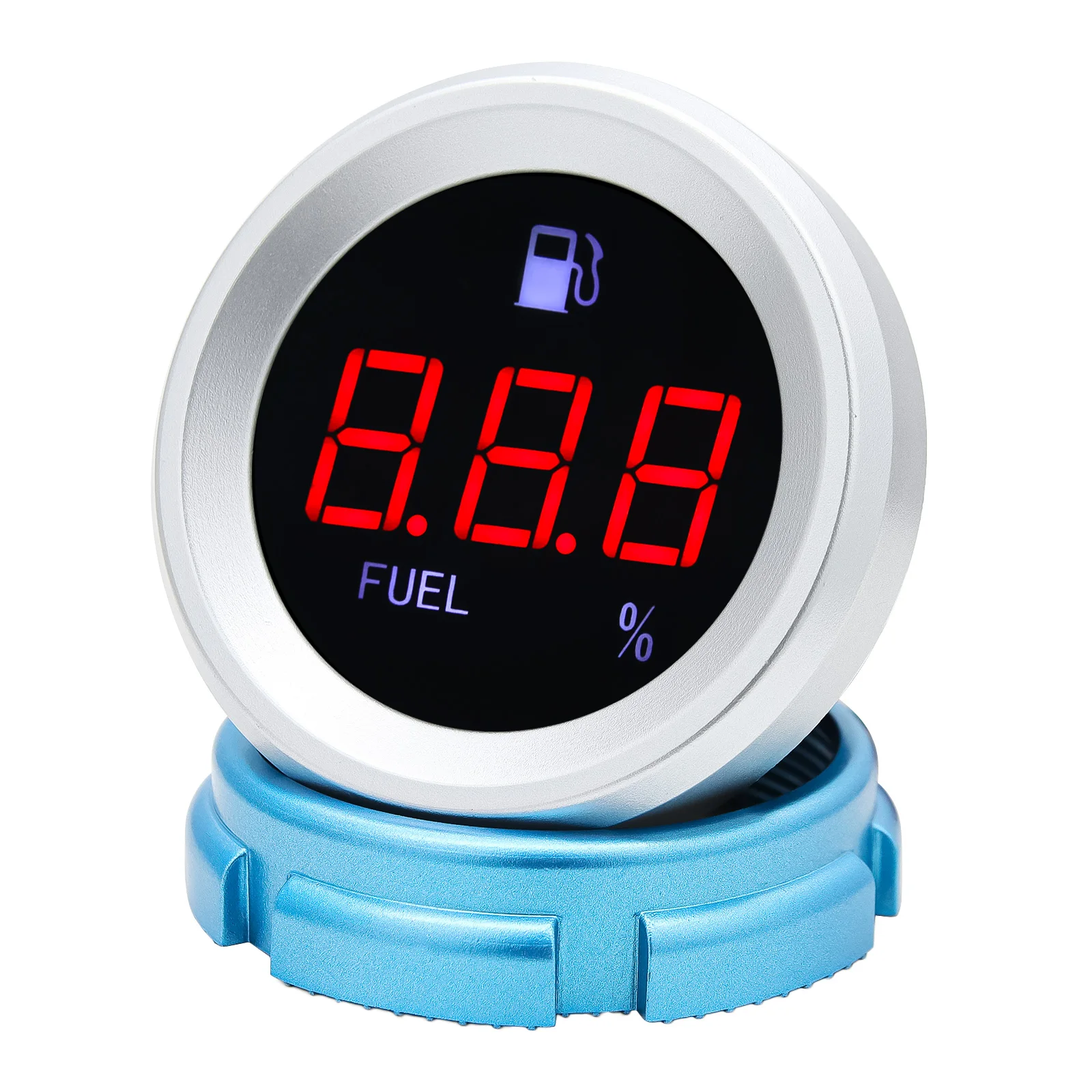 0-190ohm Fuel Level Gauge Red Light Digital 52MM Fuel Gauge Oil Tank Meter Indicator for Universal Diesel Petrol Engine Car 12V - view 4