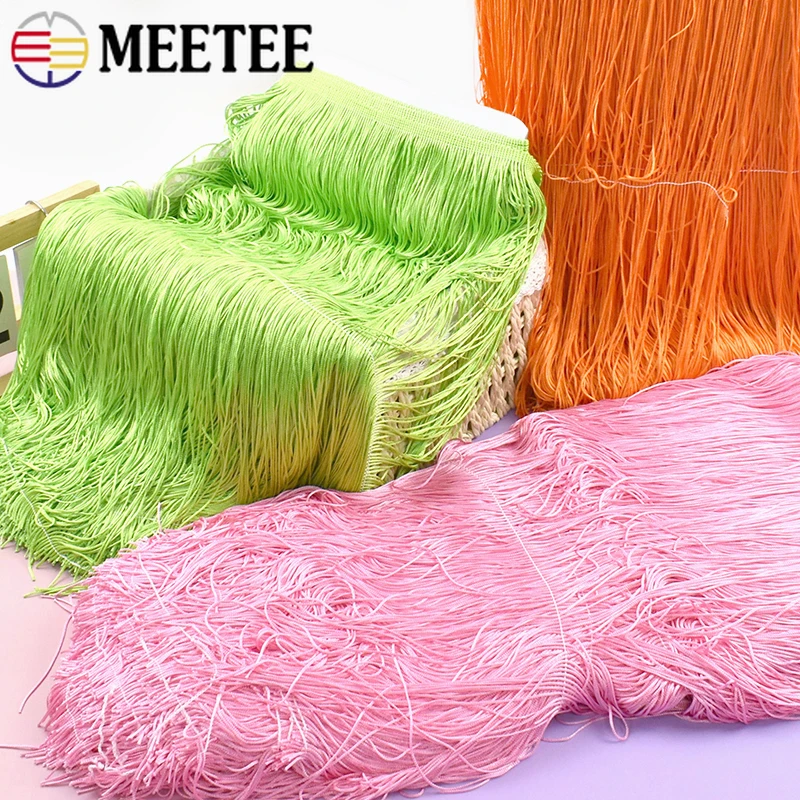 

2/5/10Meters 50cm Long Fringe Tassels for Latin Dresses Decor Lace Trim Stage Clothes Trimming Tassel Fringes Sewing Accessories