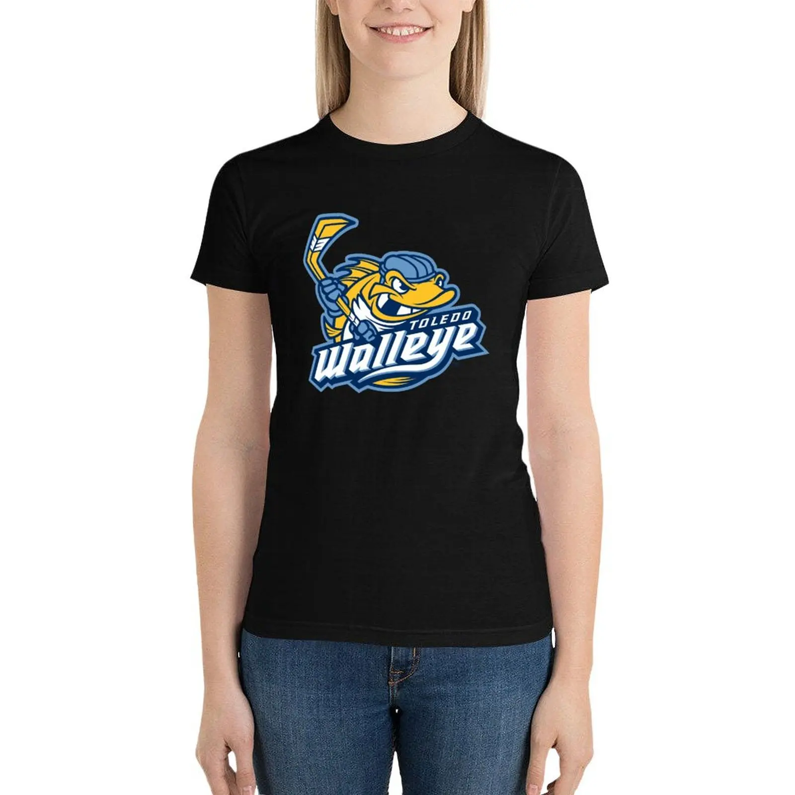 Toledo Walleye T-Shirt plus size tops cute tops Women t shirt