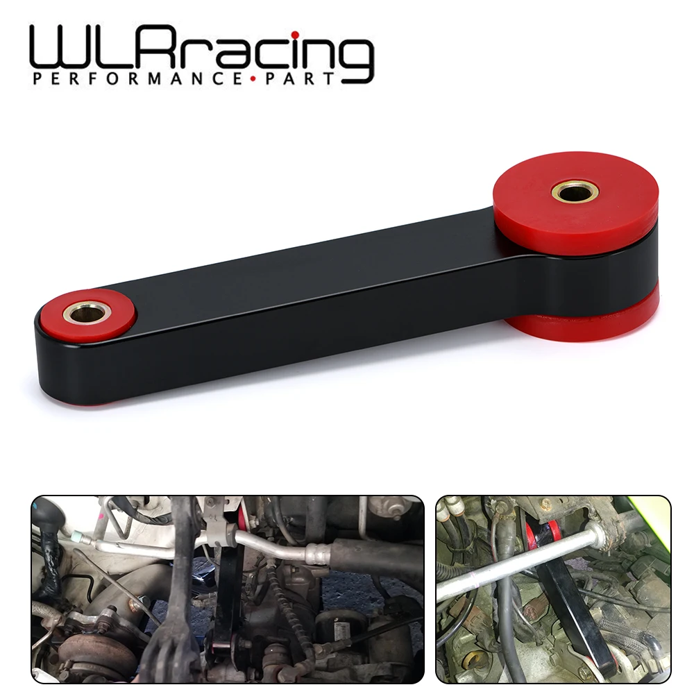 WLR RACING - Pitch Stop Mount BLACK FOR 93- 2017 Subaru Impreza WRX & STi Legacy & Forester WLR-PSM01