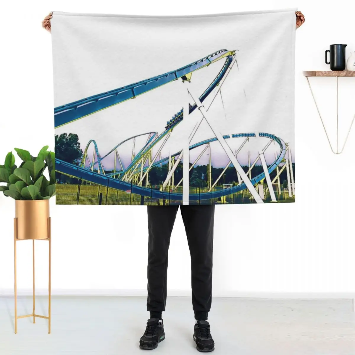 Fury 325 Turns Image Throw Blanket Softest bed plaid Thermal For Sofa Thin Vintage Nap Blankets