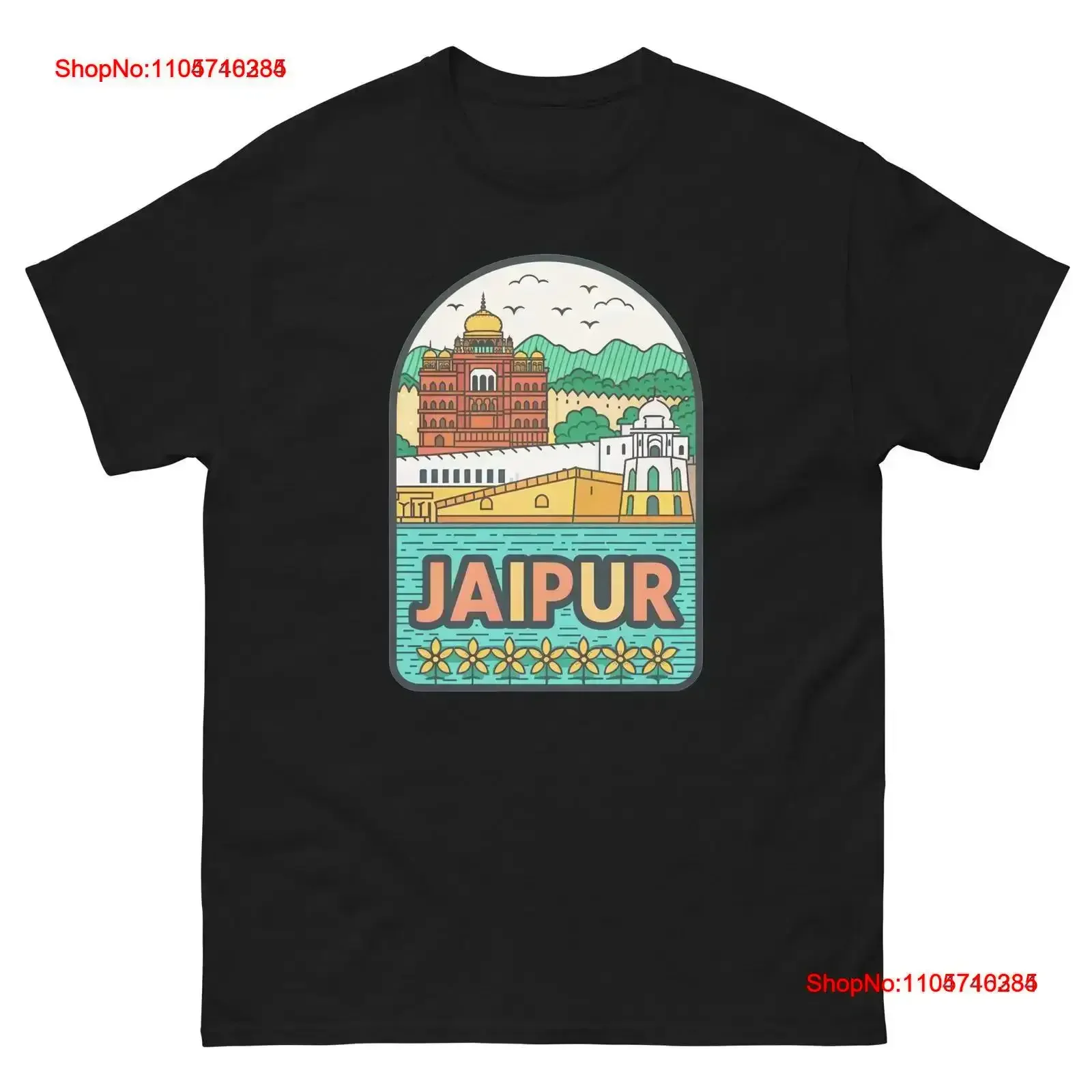 Jaipur World Travel Urban Area City T Shirt vintage Washed Soft homme Versatile designer clothes Comfortable fashion vintage