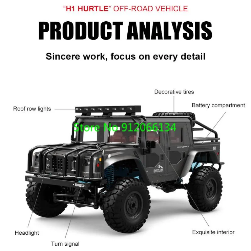 プロ仕様 ミリタリー オフロード クライミング ラジコンカー 2.4G 1/12 4WD 車両 高速 クローラー レーシング メタル RCトラックカー